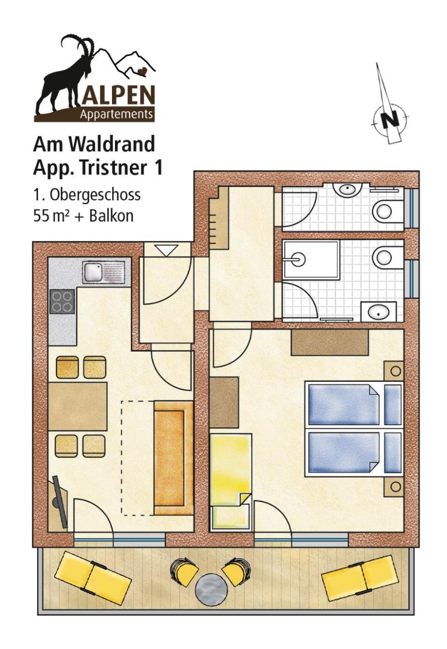 Alpen Appartements Hochmuth Майрхофен Экстерьер фото